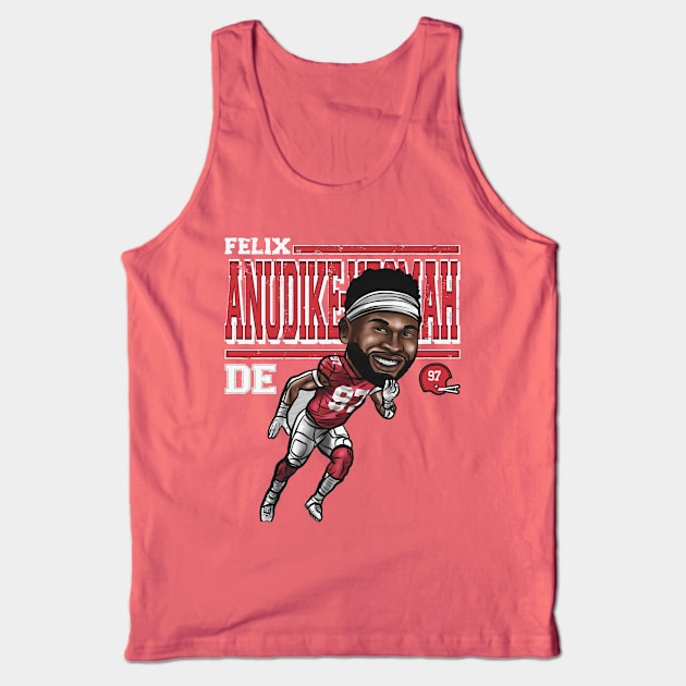 Felix Anudike-Uzomah Kansas City Cartoon Tank Top by danlintonpro